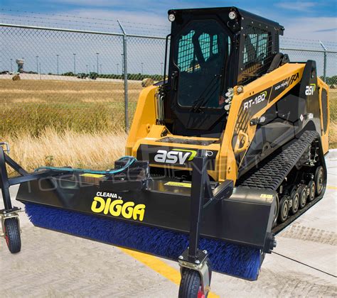 how to operate skid steer broom attachment|skid steer sweeper attachment price.